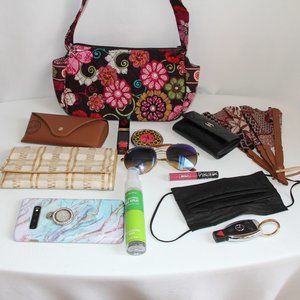 Vera Bradley Maggie Floral Small Shoulder Bag